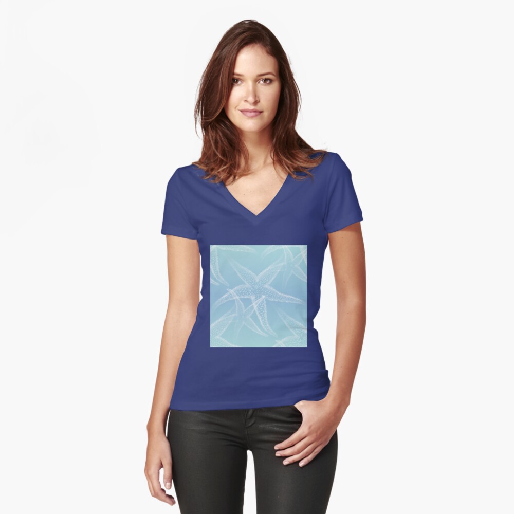 Artikel-Vorschau von Tailliertes T-Shirt mit V-Ausschnitt, designt und verkauft von 13Moons.