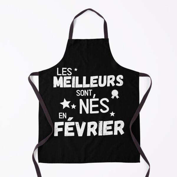 Aperçu de l'œuvre Les meilleurs sont nés en Février cadeau humoristique créée et vendue par TeeJfm.