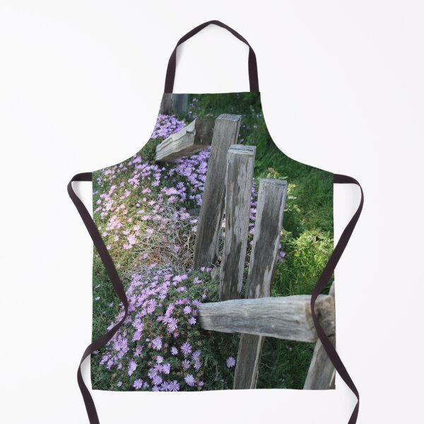 Item preview, A fence divides. Flowers and Green designed and sold by picturedlcphoto.