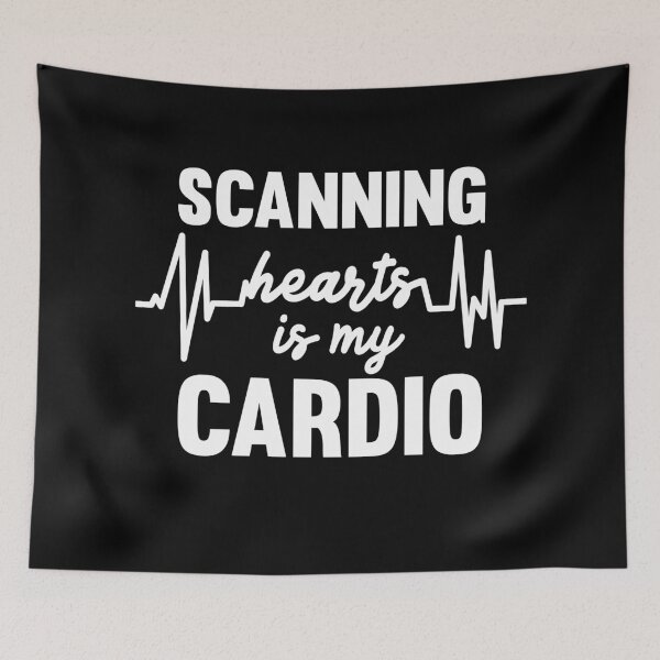 Item preview, Scanning Hearts is My Cardio designed and sold by cannevas.