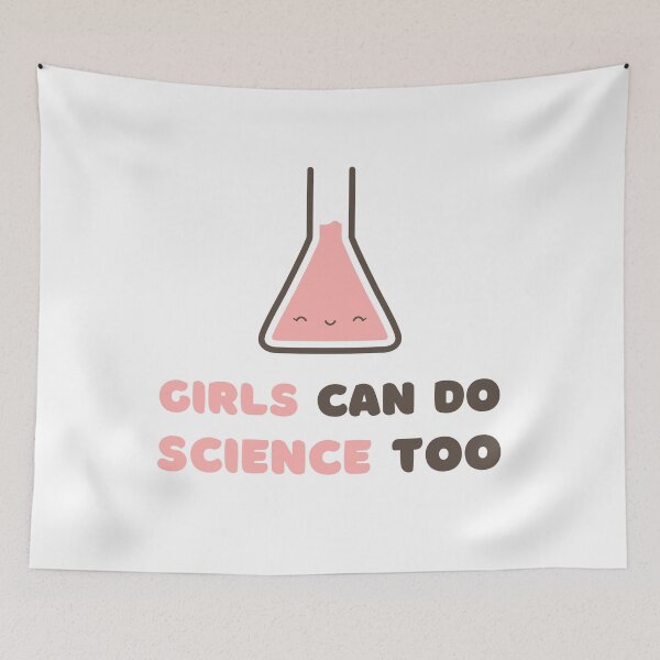 Item preview, Girls can do science too designed and sold by windcolors.