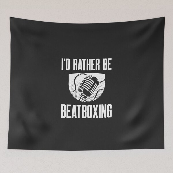 Item preview, I'd Rather Be Beatboxing - Funny Hip Hop Gift designed and sold by EricJP.