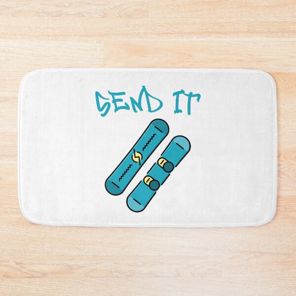 Item preview, Send it, snowboarding powder, sendit, mountain sports, winter sports, skiing sticker pack, snowboarding sticker pack, winter vacation sticker pack, skiing stickers designed and sold by HomeConscious.