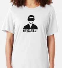Virtual Realist - Black Clean Slim Fit T-Shirt