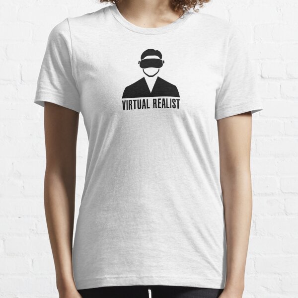 Virtual Realist - Black Clean Essential T-Shirt