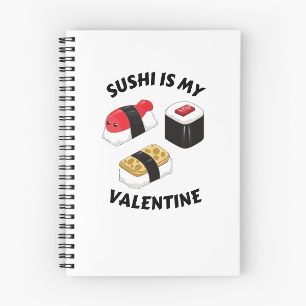 Item preview, sushi is my valentine designed and sold by JaMatt1983.
