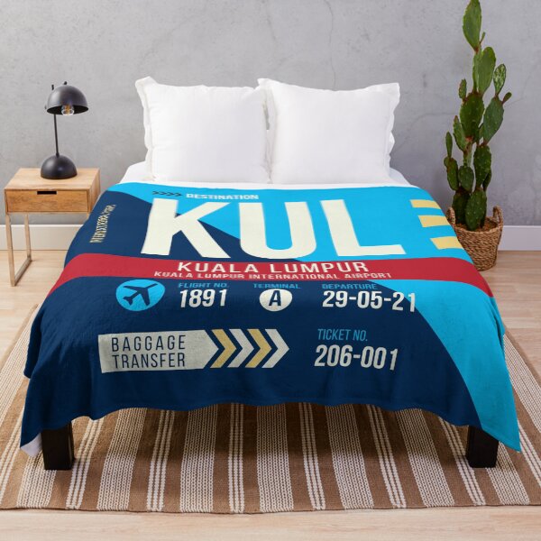 Item preview, Kuala Lumpur (KUL) Airport Code Baggage Tag designed and sold by SLAG-Creative.