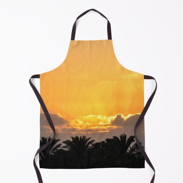 Item preview, Clouded sunset with silhouettes of palm trees designed and sold by Dinashop.