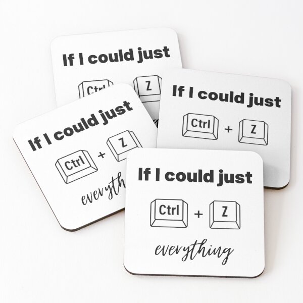 Item preview,  If I could just Ctrl+z everything  designed and sold by L1 Creations.