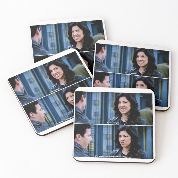 Item preview, Rosa Diaz I Hate People Quote - Brooklyn Nine-Nine  designed and sold by Lucas Marey.