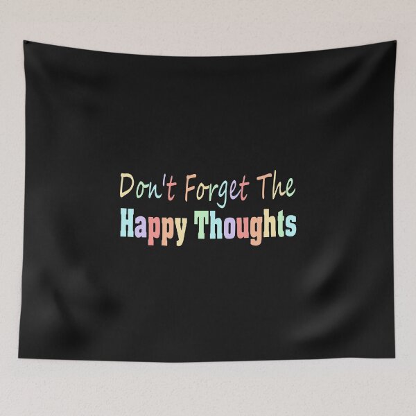 Item preview, Don't Forget The Happy Thoughts Essential Sticker designed and sold by Love2MakeArt.