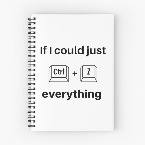 Item preview,  If I could just Ctrl+z everything  designed and sold by L1 Creations.