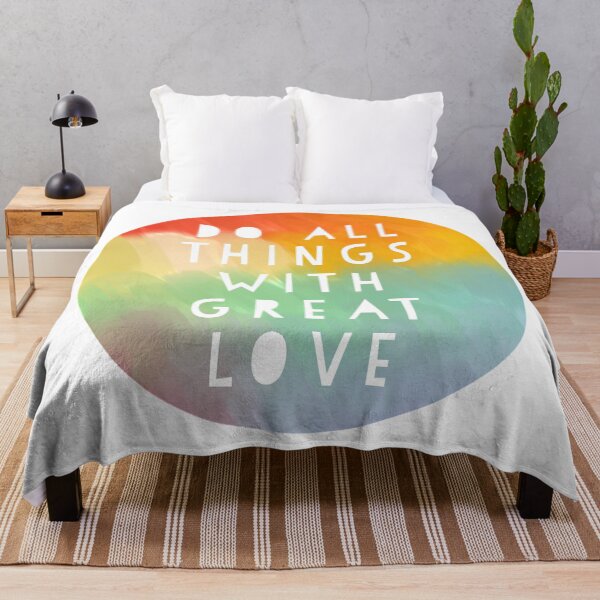 Item preview, Do All Things with Great Love - Rainbow designed and sold by vicnat.