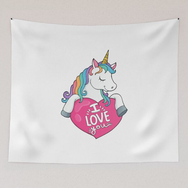 Item preview, I Love You Unicorn designed and sold by LilWildflowers.
