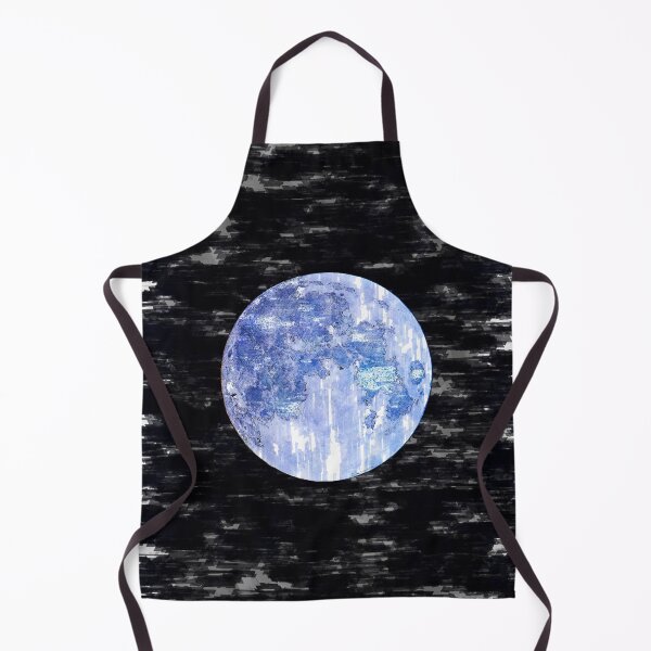 Item preview, Bright Blue Moon Night Sky. For Moon Lovers. Bright Moon Collection designed and sold by ColortrixArt.