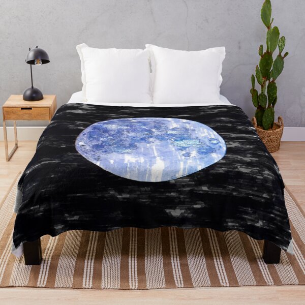 Item preview, Bright Blue Moon Night Sky. For Moon Lovers. Bright Moon Collection designed and sold by ColortrixArt.