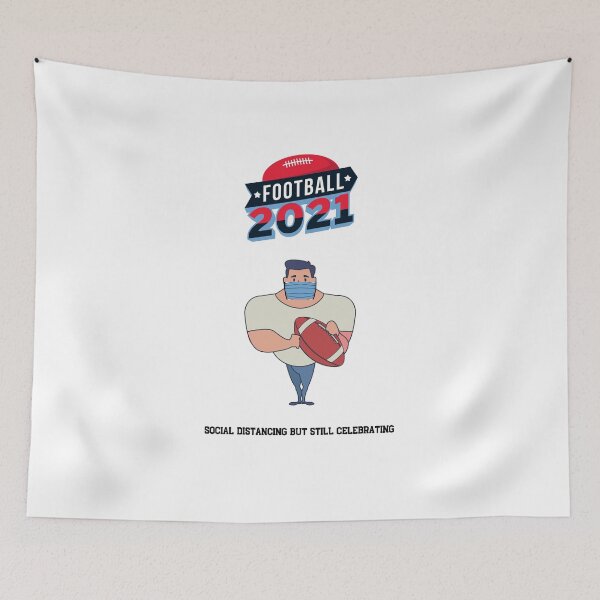 Item preview, Social Distance American football Superbowl 2021 designed and sold by Gotafeeling.