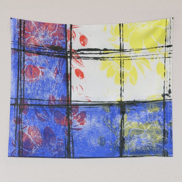 Item preview, floral window abstract pattern designed and sold by kosarandrea.
