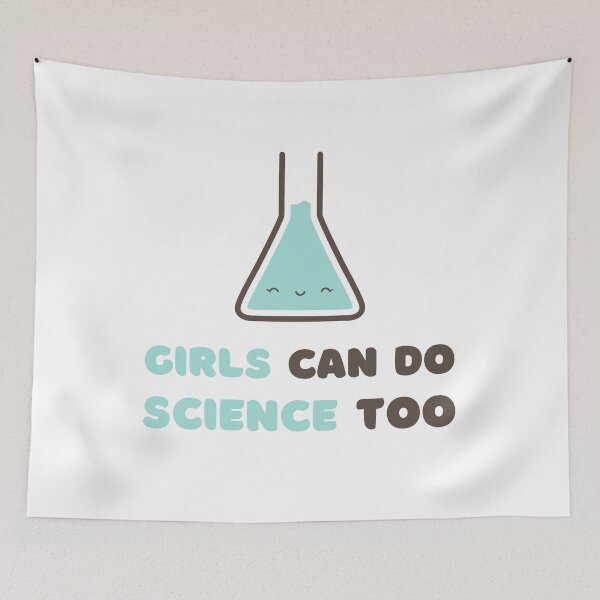 Item preview, Girls can do science too designed and sold by windcolors.