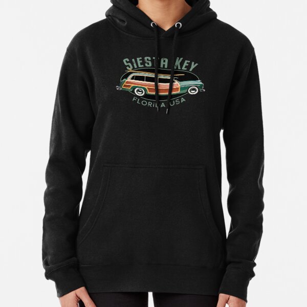 Siesta Beach Hoodie - Multicolored Sweatshirt with Unique Back Design