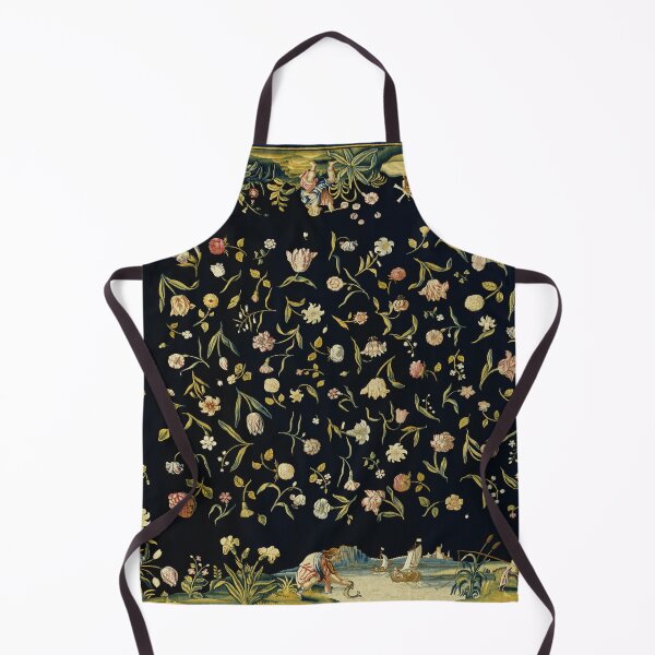 Item preview, Vintage Tapestry Carpet - Four Elements and Floral Pattern designed and sold by Bebichic.