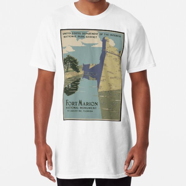 Item preview, Vintage Fort Marion Travel Poster designed and sold by redoARTstore.