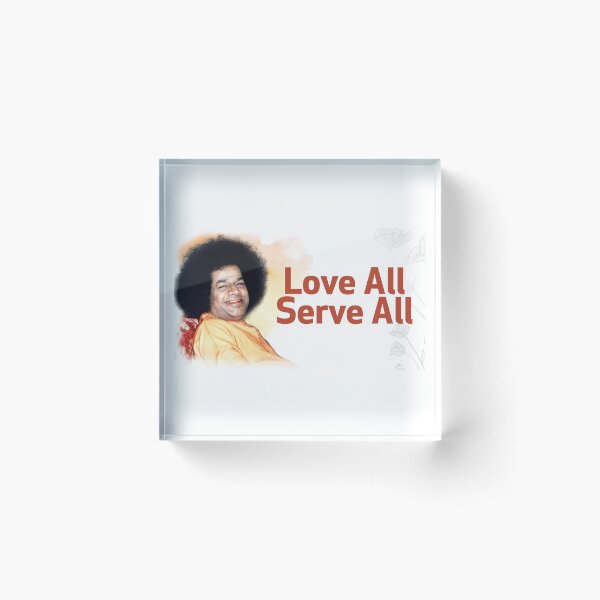 Item preview, Sathya Sai Baba Love All Serve All designed and sold by sathyas-corner.