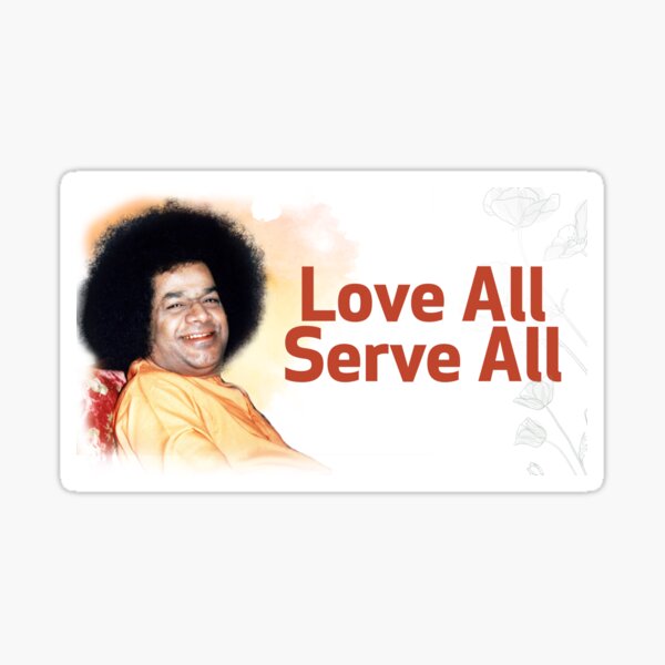 Sathya Sai Baba Love All Serve All | Postcard