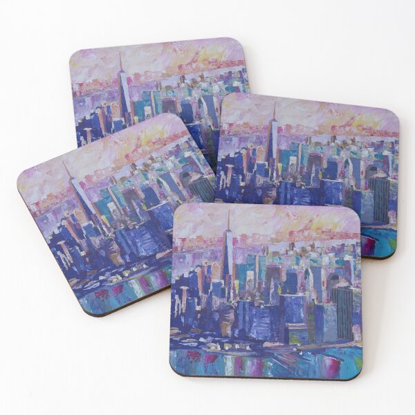 Item preview, Downtown Manhattan Skyline in Morning Light With Jersey designed and sold by artshop77.