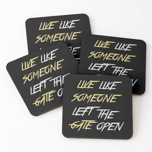 Item preview, live like someone left the gate open designed and sold by sami123456.