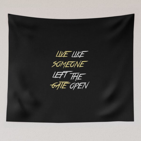 Item preview, live like someone left the gate open designed and sold by sami123456.