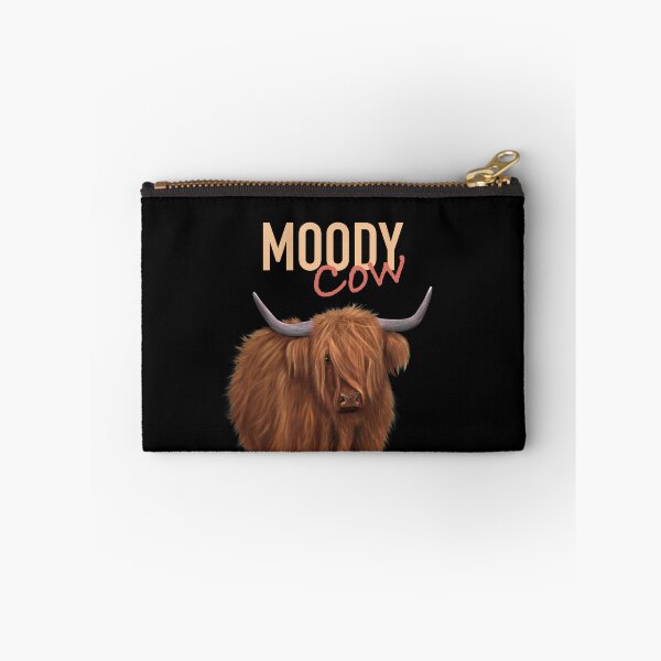 Item preview, Moody Cow - Highland Cow designed and sold by Kittys-Art.