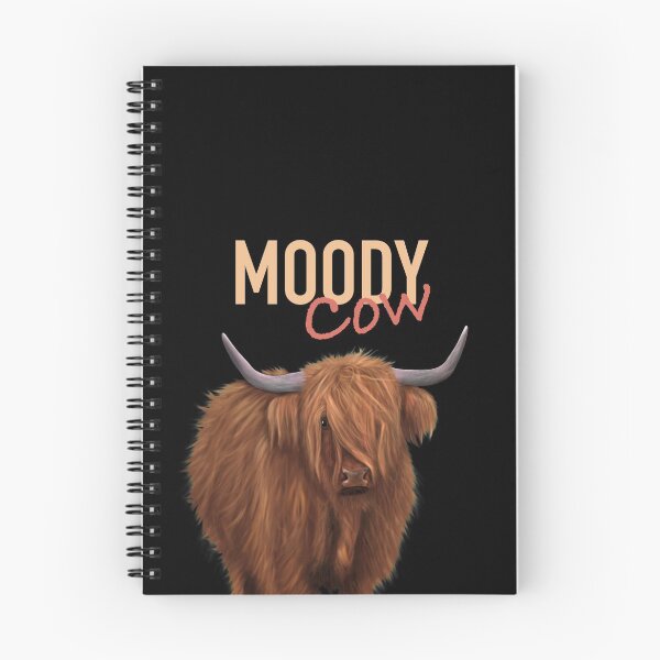 Item preview, Moody Cow - Highland Cow designed and sold by Kittys-Art.