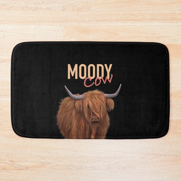 Item preview, Moody Cow - Highland Cow designed and sold by Kittys-Art.