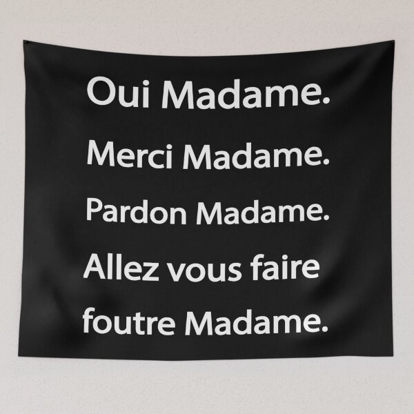 Item preview, Arsène Lupine Yes madam thank you madam sorry madam designed and sold by Jayteezy.