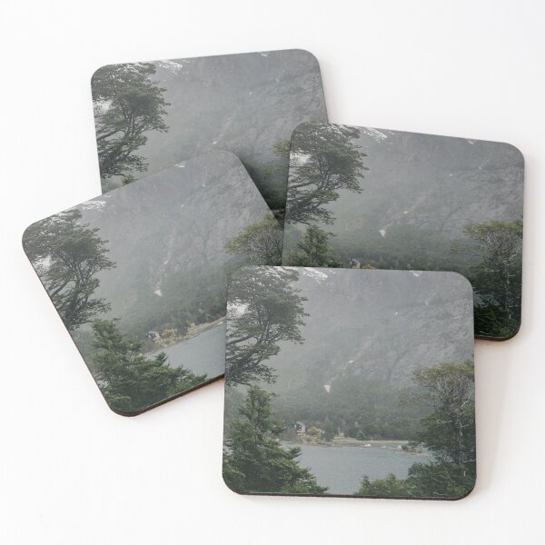 Item preview, Foggy lake in the mountains designed and sold by julidescole.