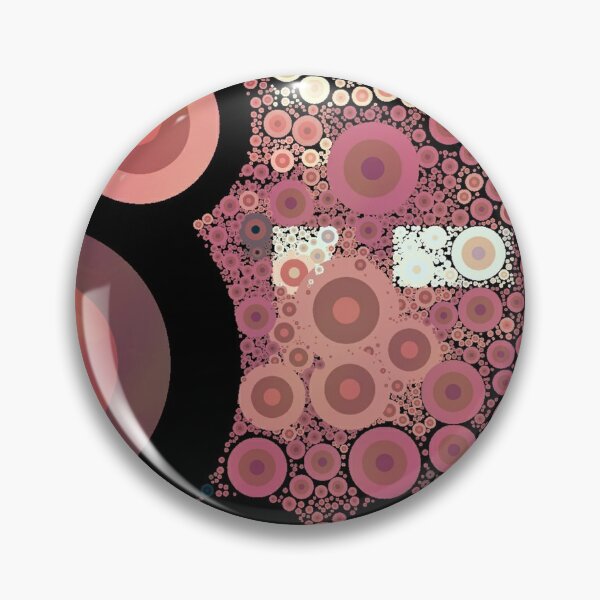 Item preview, Bohemian Retro Pink Radial Mess Absolutely Impossible Pattern designed and sold by LJWDesigns.