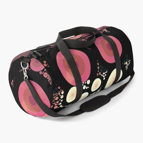Item preview, Bohemian Retro Pink Radial Mess Absolutely Impossible Pattern  designed and sold by LJWDesigns.