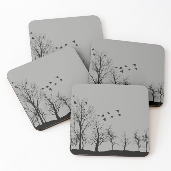 Item preview, distant birds designed and sold by Coffinstaple.