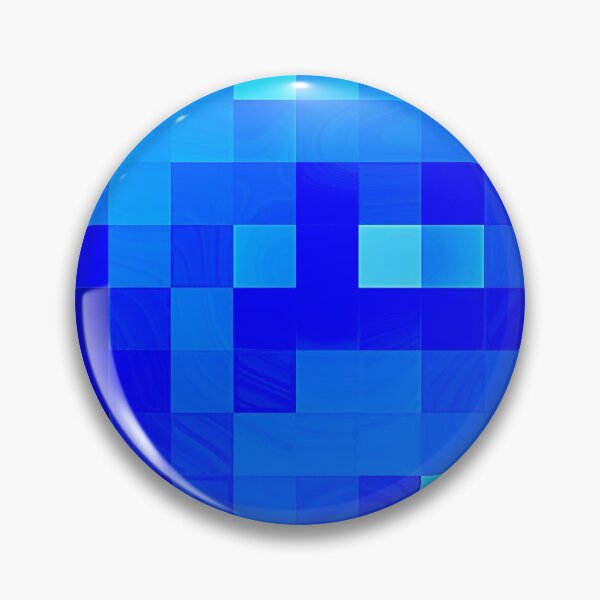 Item preview, Blue Pixel Mess Absolutely Impossible Pattern  designed and sold by LJWDesigns.