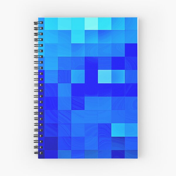 Item preview, Blue Pixel Mess Absolutely Impossible Pattern  designed and sold by LJWDesigns.