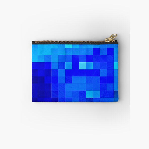 Item preview, Blue Pixel Mess Absolutely Impossible Pattern  designed and sold by LJWDesigns.