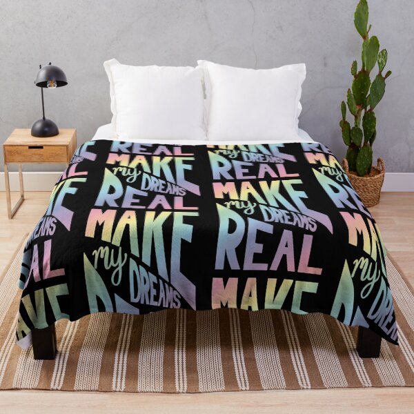 Item preview, Make my dreams real, motivational quotes for success designed and sold by ToriaScarlett.