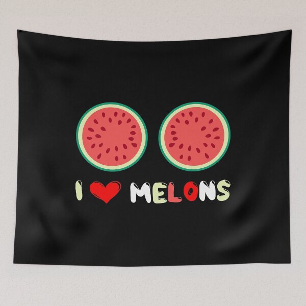 Item preview, I Love Melons Fruit Heart Juice Seed Honeydew Top Watermelon Vine Fruits Melon Watermelons Berry Seedless Seed Plant designed and sold by shirti.