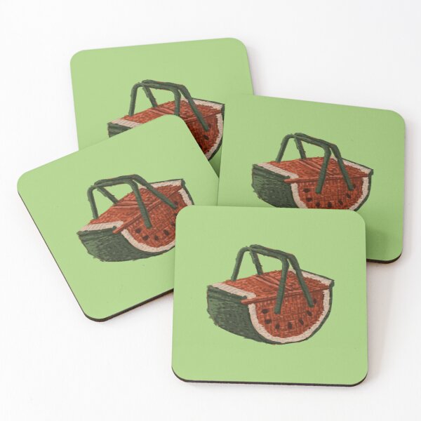 Item preview, watermelon picnic basket designed and sold by ptaradactyl.