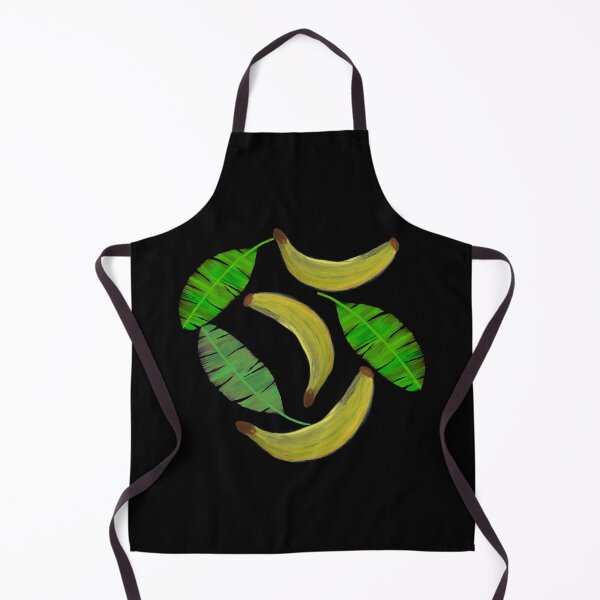 Item preview, Bananas and leaves - black designed and sold by Juliana Costa.