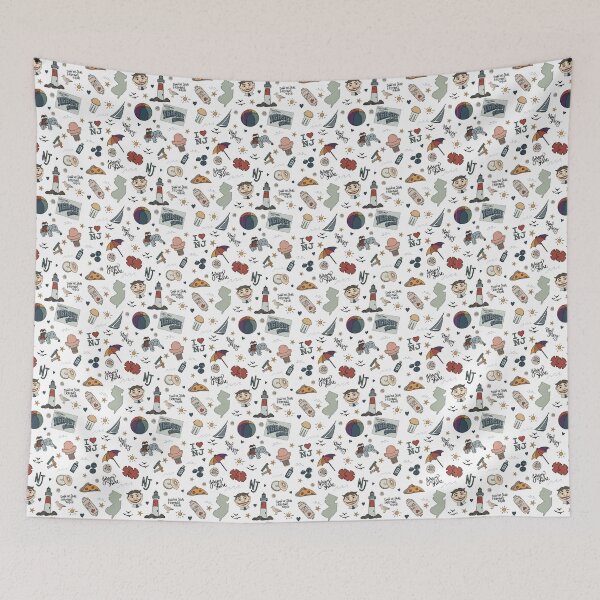 Item preview, Jersey Shore Scatter Doodle  designed and sold by DanaElyse.