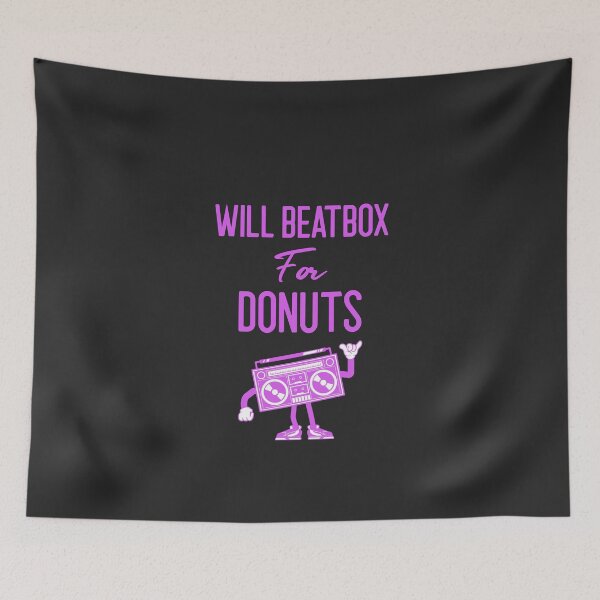 Item preview, Will Beatbox For Donuts - Funny Hip Hop Gift designed and sold by EricJP.