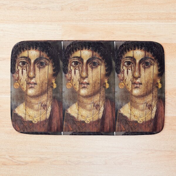 Item preview, Fayum mummy portrait ancient Egypt woman designed and sold by The-Roman-Lady.