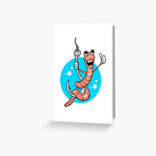 The worm Greeting Card